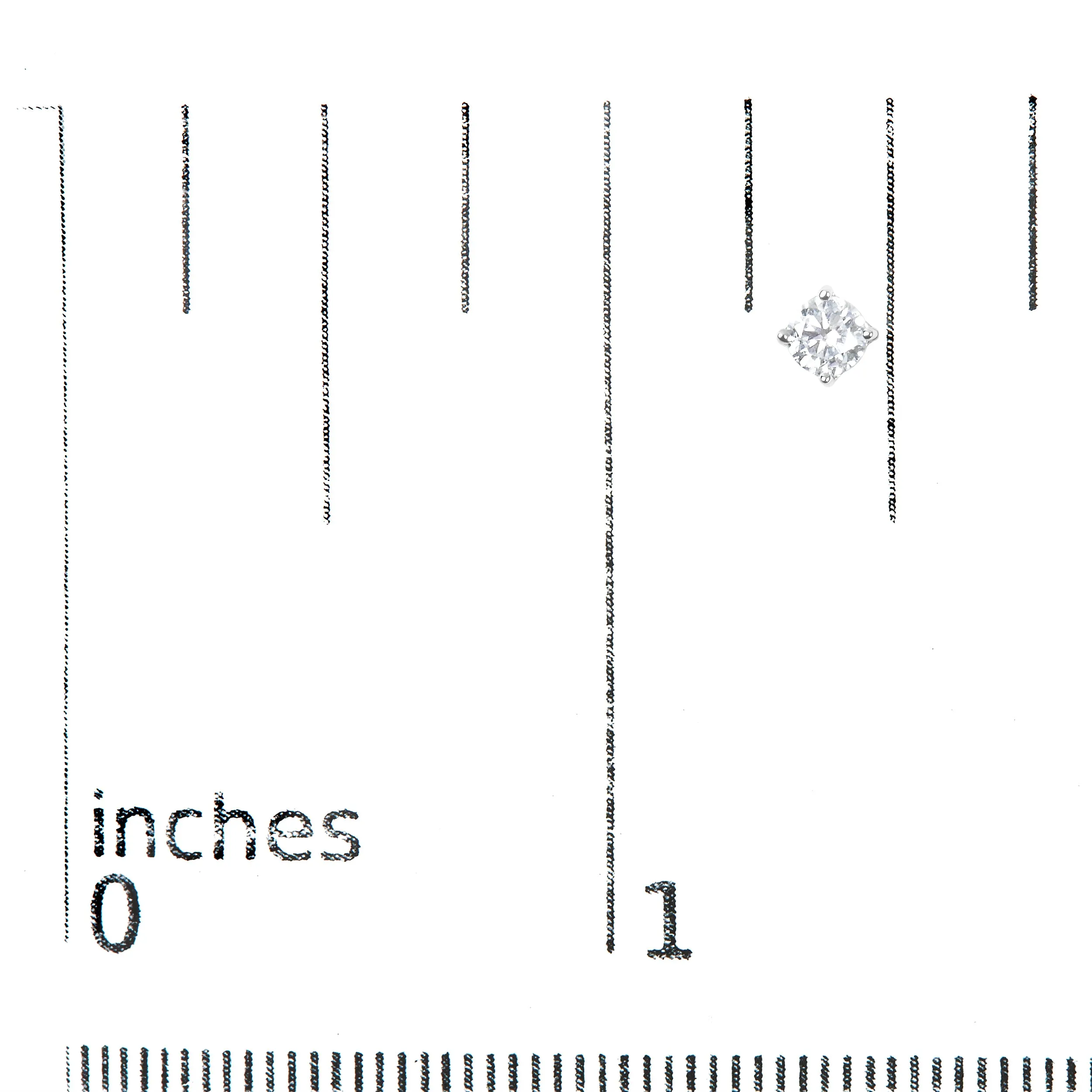 .925 Sterling Silver Silver Round Lab Grown Diamond Classic 4-Prong Solitaire Stud Earrings