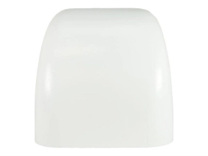 AccelTex Solutions - Network device mounting bracket - with complete cover - wall mountable - indoor - white ATS-APLBKT-COV-COM-UNIV1-WHT