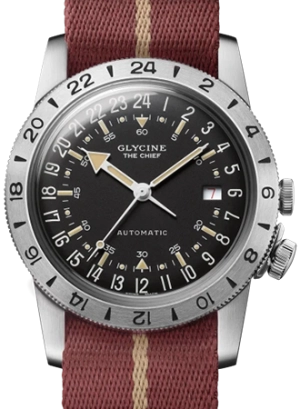 Airman “The Chief” Purist Black - Military Nylon Strap Ref. GL0474