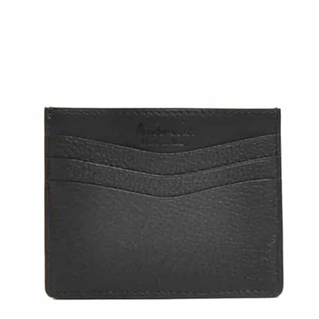 Andersons Leather Card Holder Black