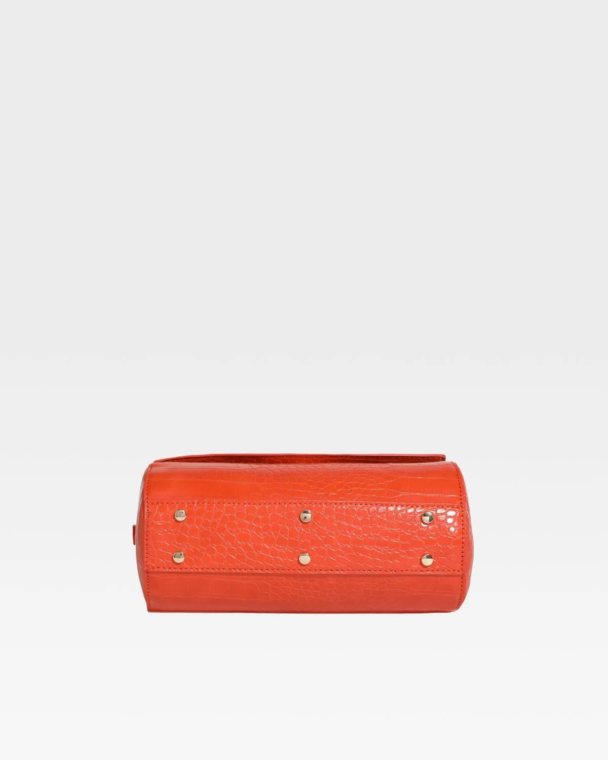 Barrel Purse in Orange
