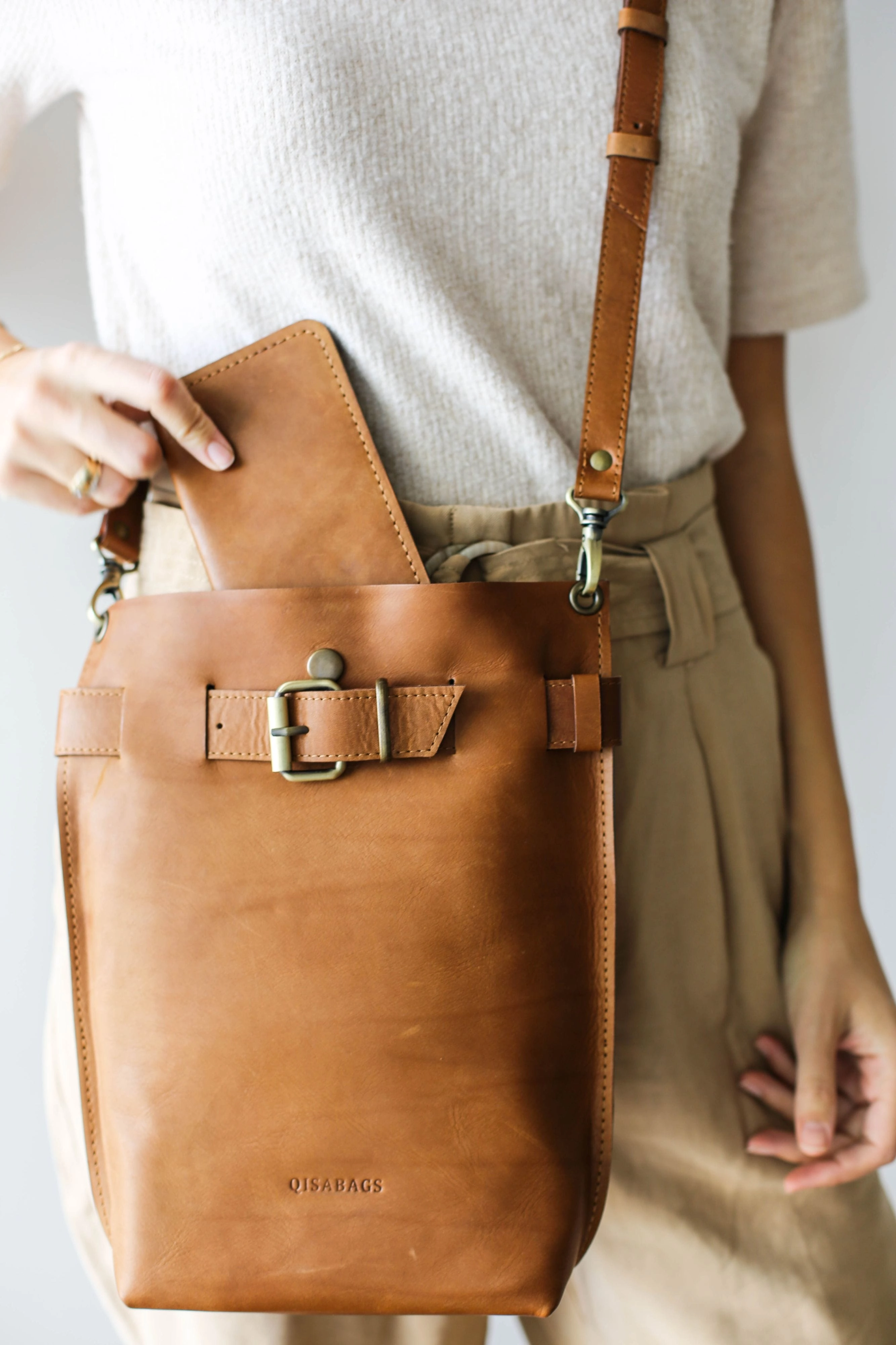 Brown Leather Wallet - N01