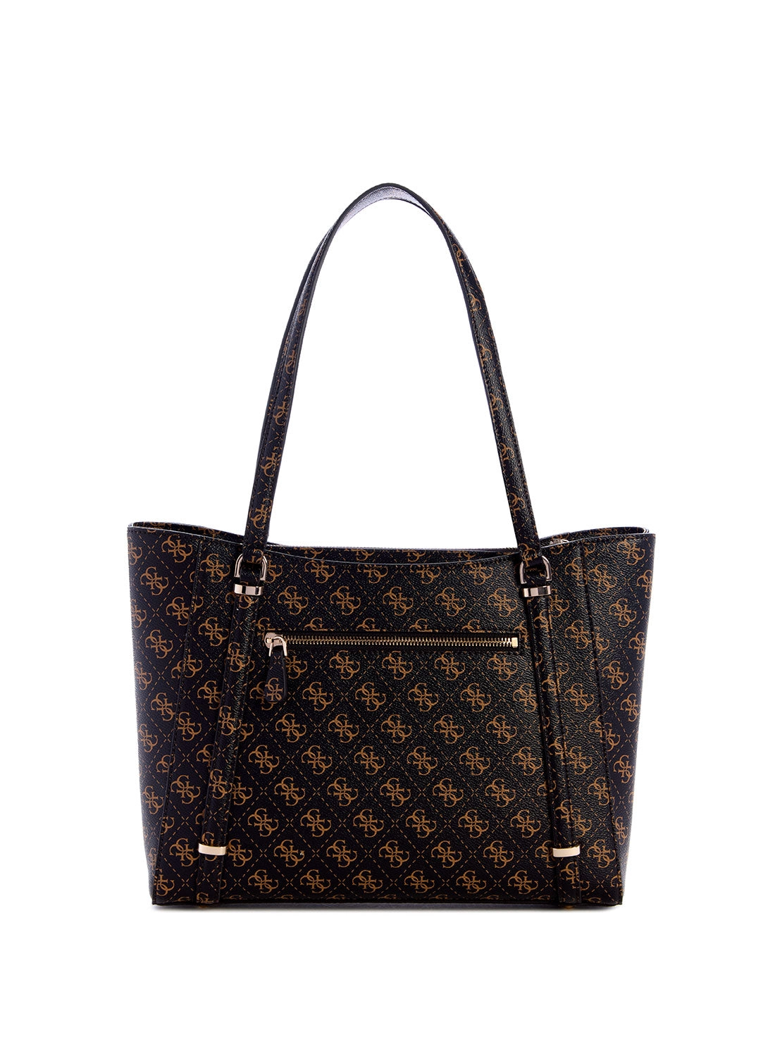 Brown Logo Daryna Elite Tote Bag