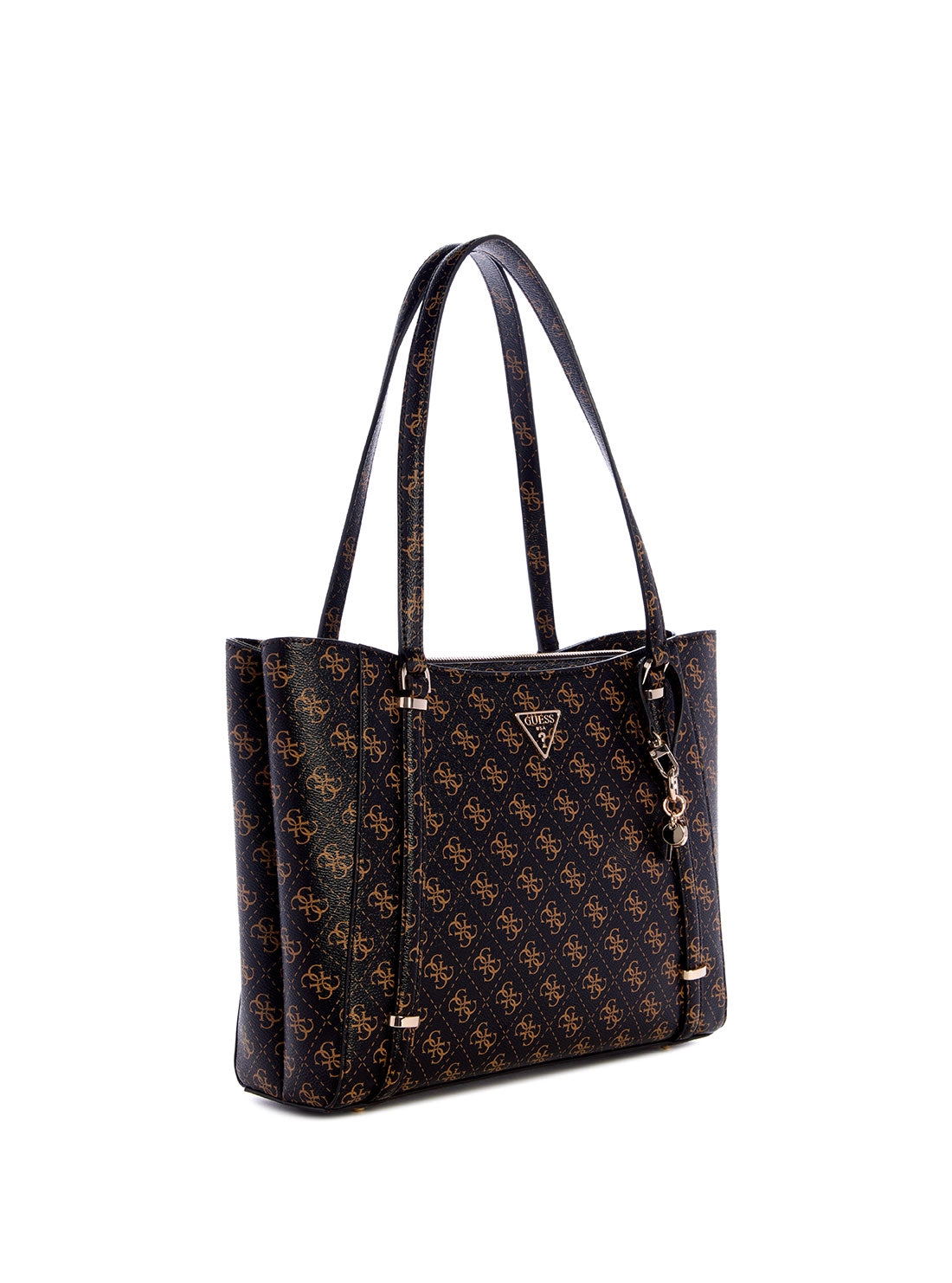 Brown Logo Daryna Elite Tote Bag