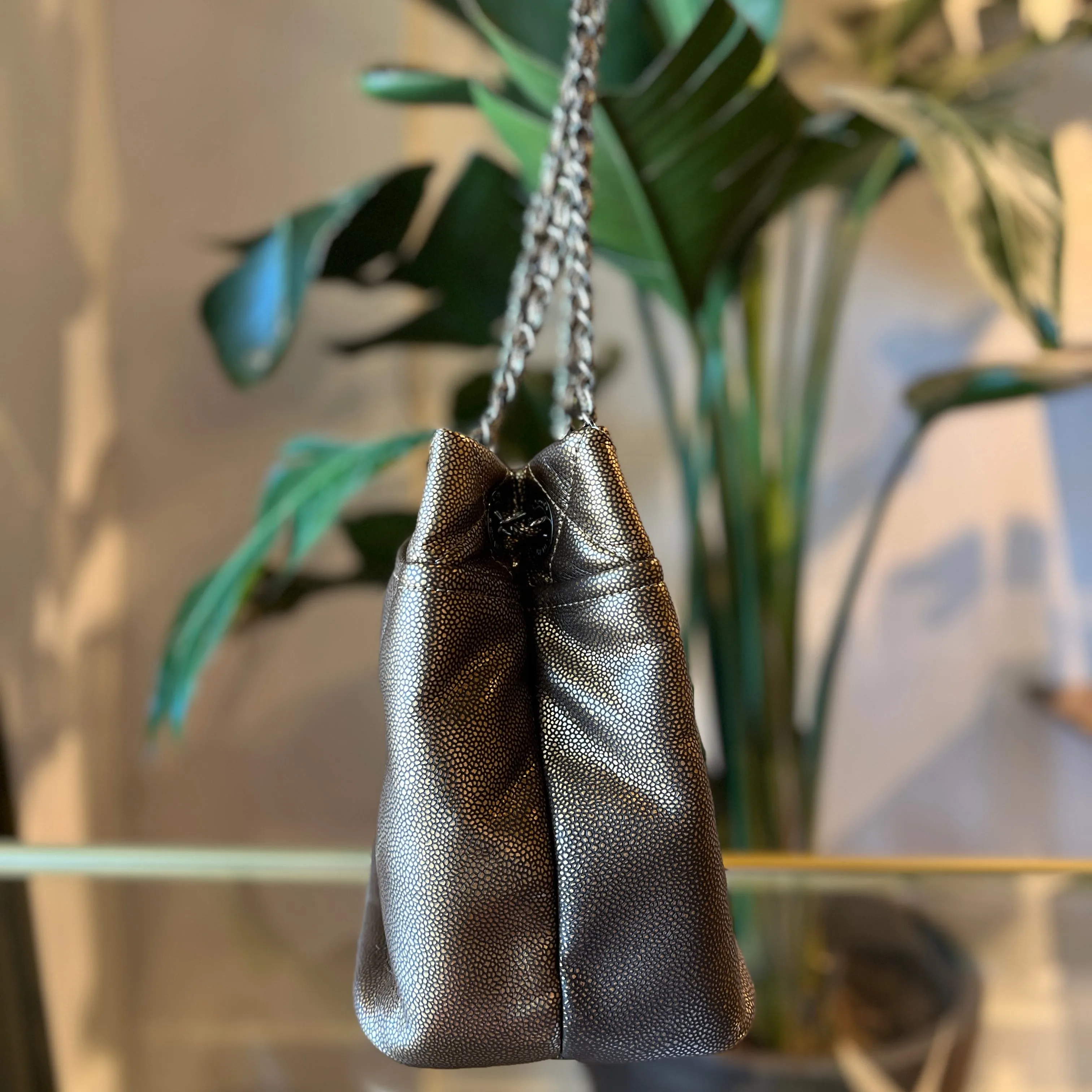 CHANEL Timeless Taupe Soft Shopper Tote