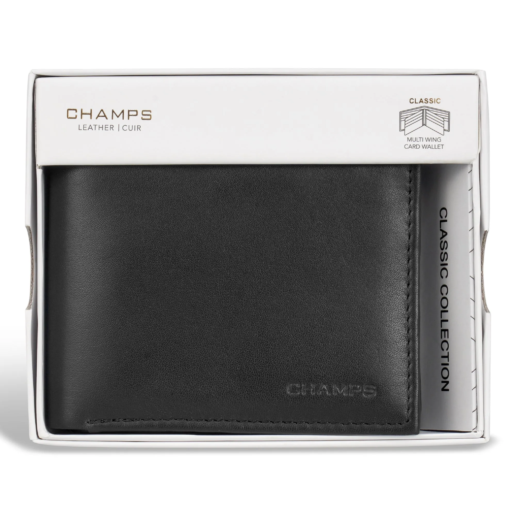Classic / Leather Multi-Wing Card Wallet *Drop Ship*