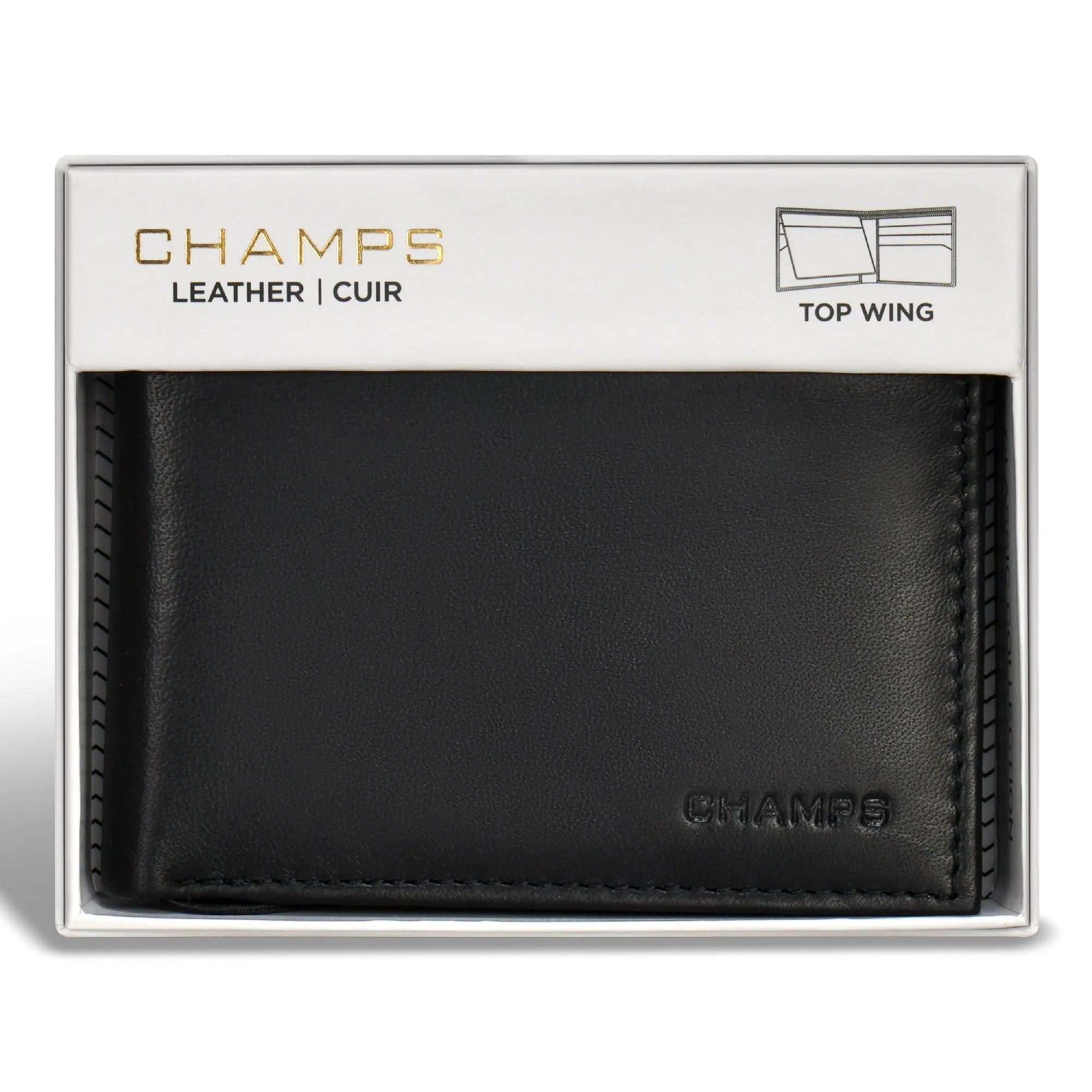 Classic / Leather Top-Wing Wallet *Drop Ship*