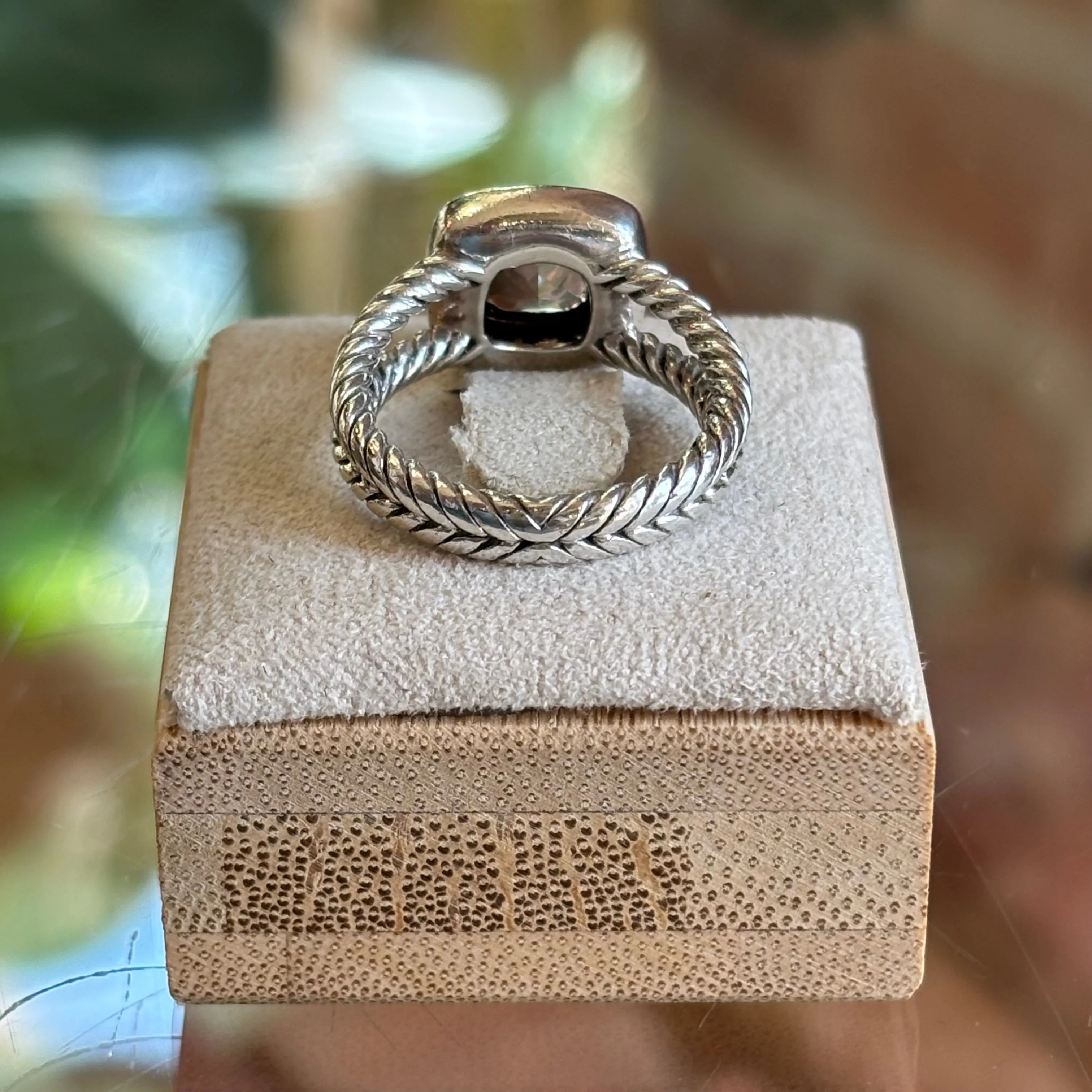 DAVID YURMAN Sterling Silver with Morganite and Diamonds TS3986