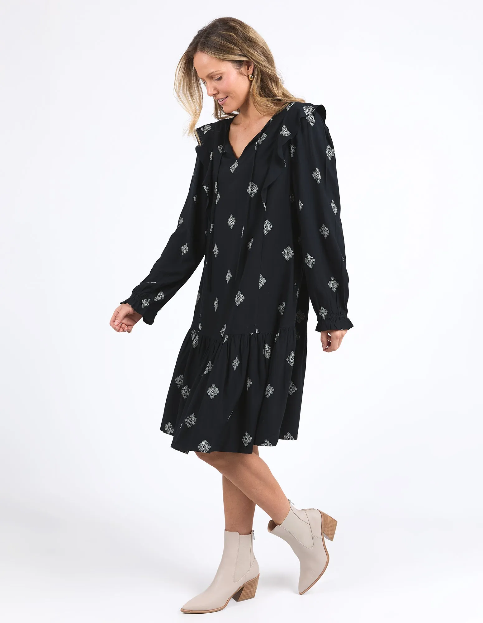 Elm Georgina Print Dress Georgina Print