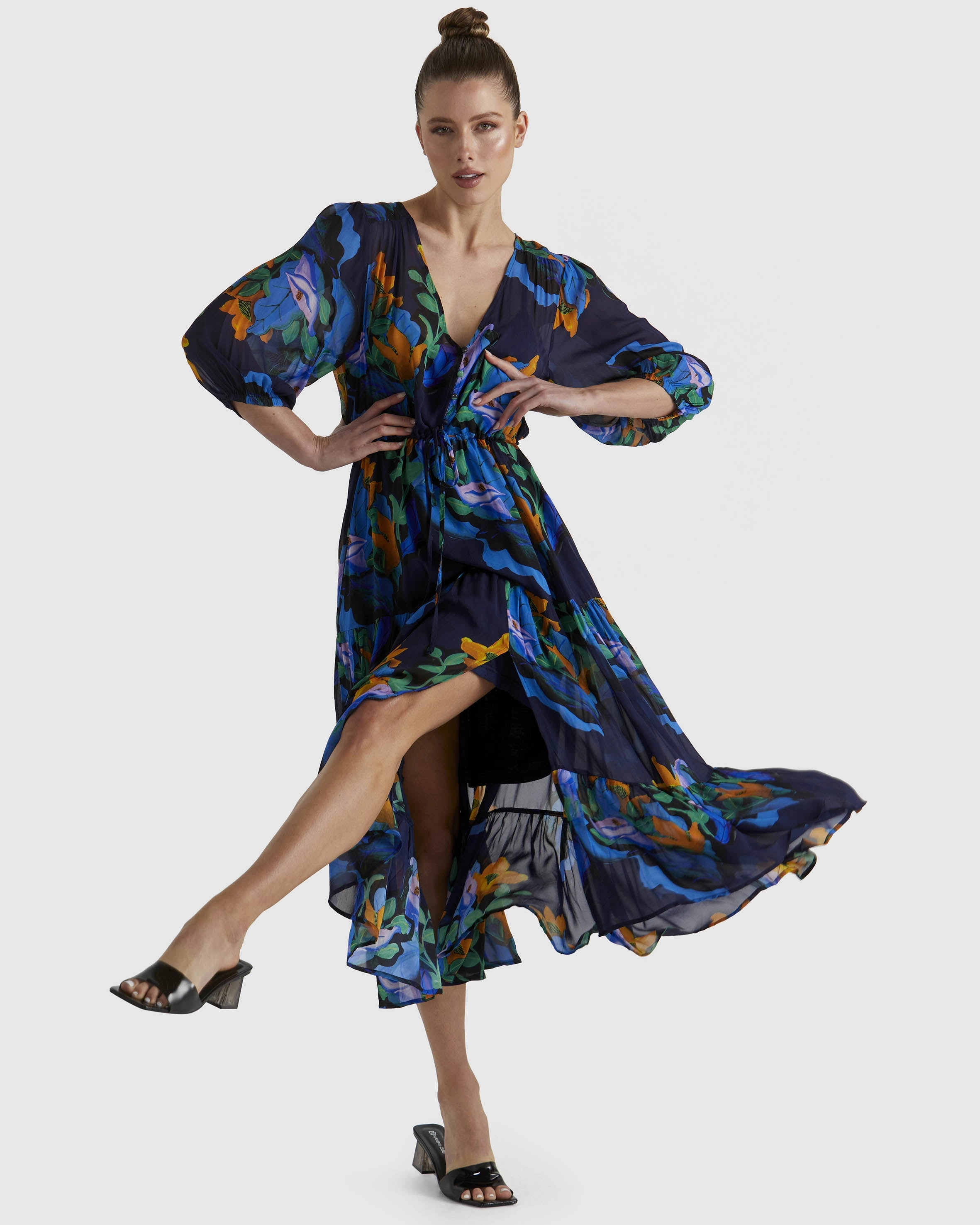 Fate Twilight Dress Navy Floral