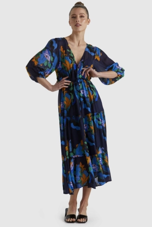 Fate Twilight Dress Navy Floral