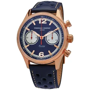 Frederique Constant Vintage Rally Healey Chronograph Automatic Navy Dial Men's Watch FC-397HN5B4