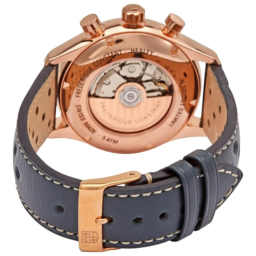Frederique Constant Vintage Rally Healey Chronograph Automatic Navy Dial Men's Watch FC-397HN5B4