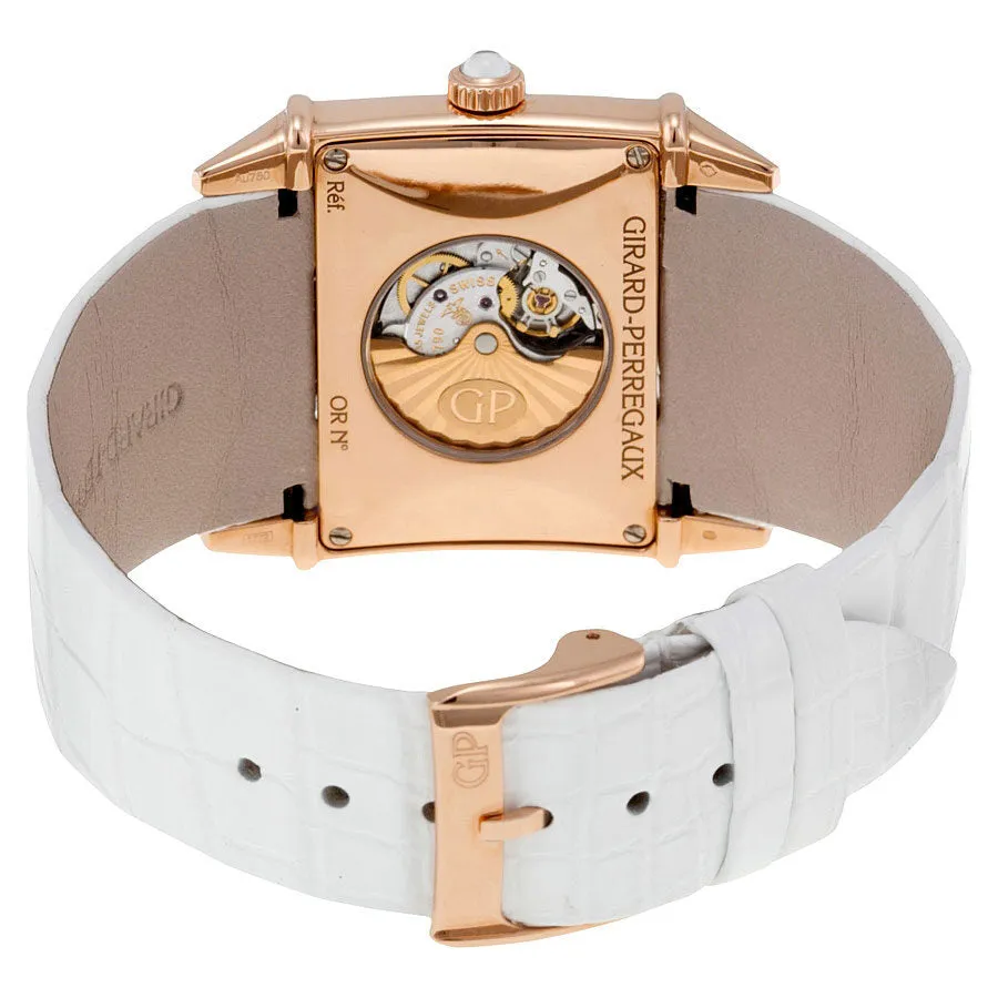 Girard Perregaux 1945  Sunburst Dial 18K Pink Gold Automatic Ladies Watch 25750D52A161-CK7A