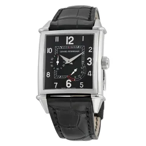 Girard Perregaux Vintage 1945 Automatic Black Dial Black Leather Men's Watch 25850-11-613BA6A