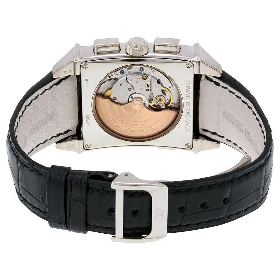 Girard Perregaux Vintage 1945 Chronograph GMT Automatic Black Dial Men's Watch 25975-53-612-BA6A