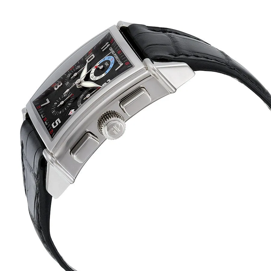 Girard Perregaux Vintage 1945 Chronograph GMT Automatic Black Dial Men's Watch 25975-53-612-BA6A