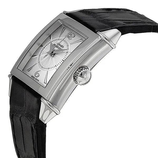 Girard Perregaux Vintage 1945 Manual Wind Silver Dial Stainless Steel Ladies Watch 25900-11-161-BA6A