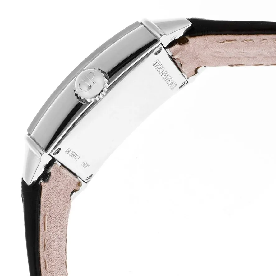 Girard Perregaux Vintage 1945 Silver Dial Steel Ladies Watch 25900-11-111-BA6A