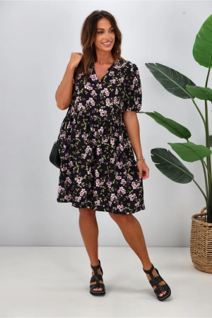 Gloss The Label Sakura Mini Dress Enchanted Floral