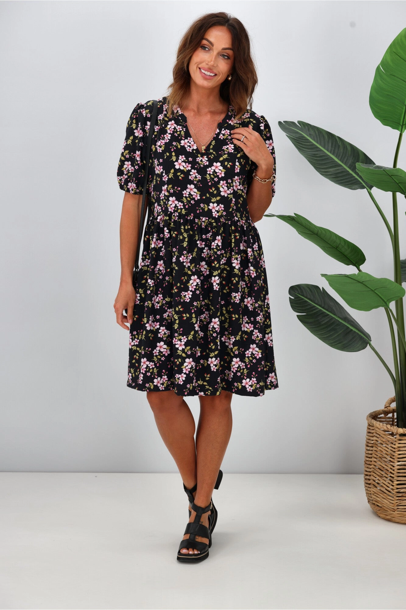 Gloss The Label Sakura Mini Dress Enchanted Floral