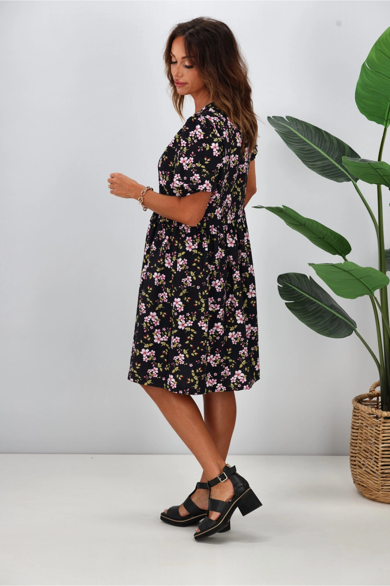 Gloss The Label Sakura Mini Dress Enchanted Floral