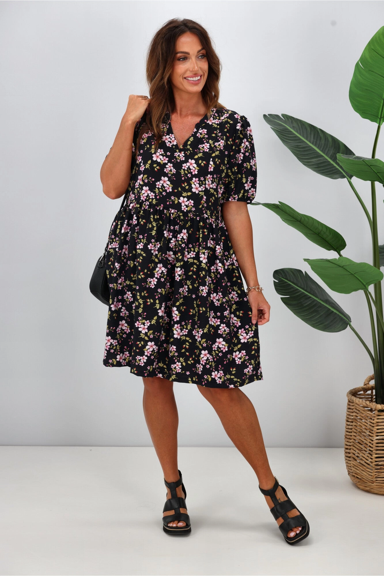 Gloss The Label Sakura Mini Dress Enchanted Floral