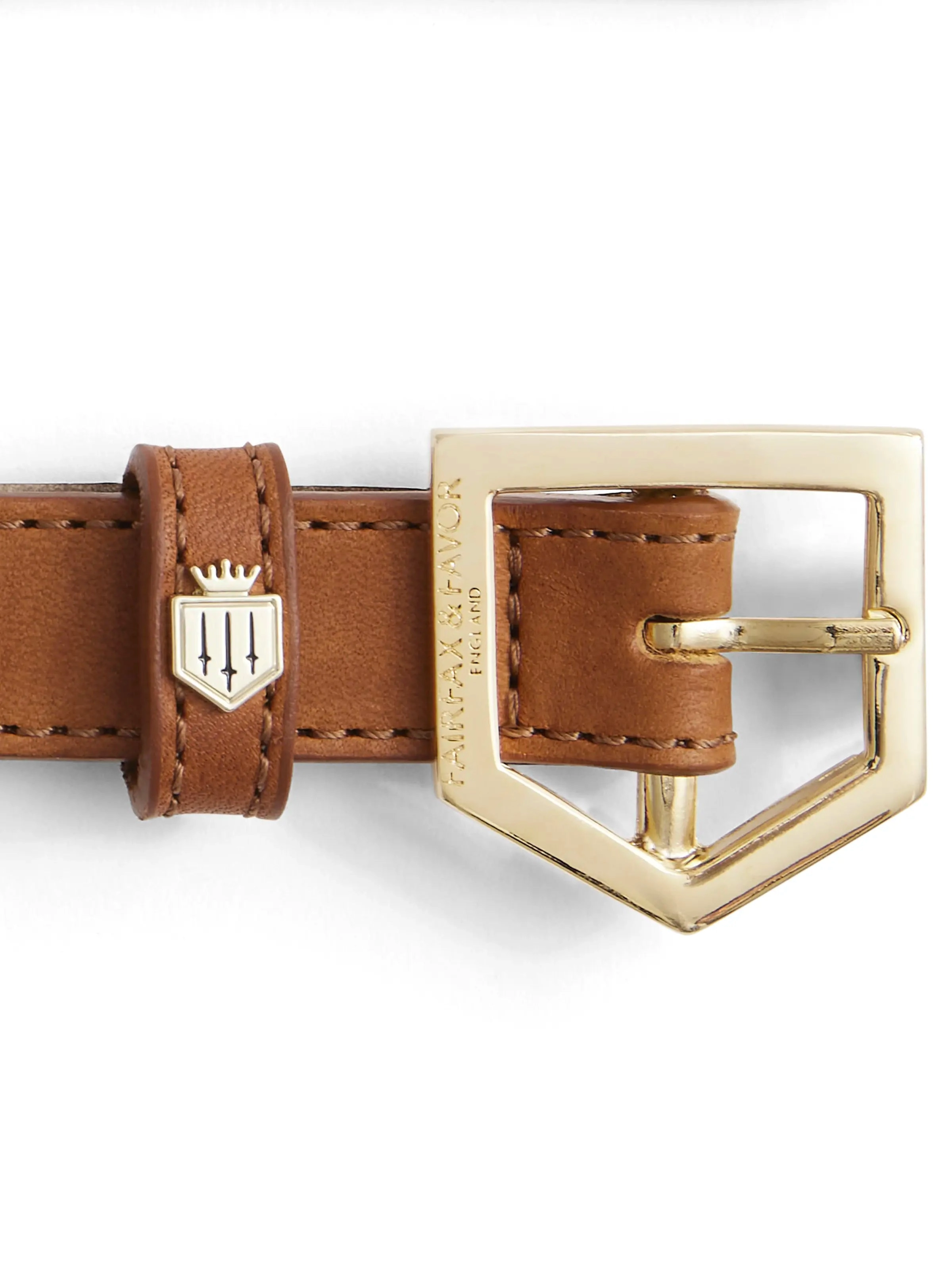 Hampton Dog Collar - Tan Leather and Suede