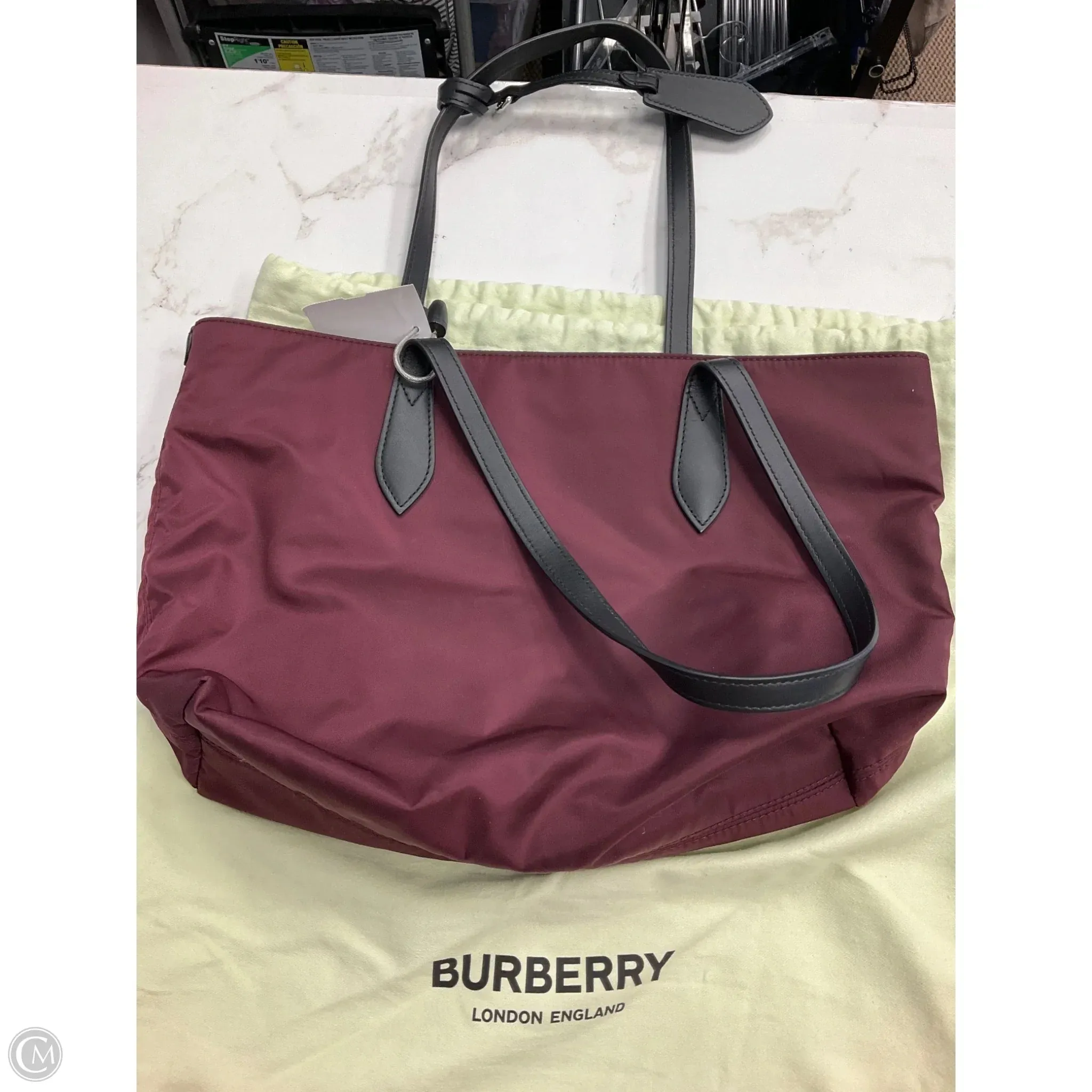 Handbag Luxury Designer By Burberry, Size: Medium