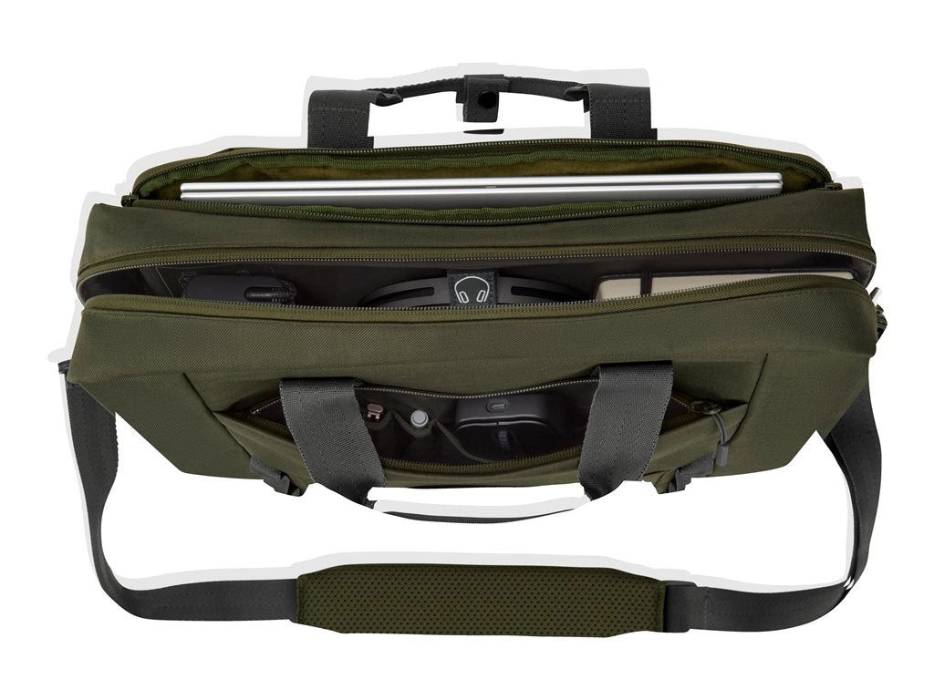 HP - Notebook carrying case - modular - 15.6 - gray 9J497AA