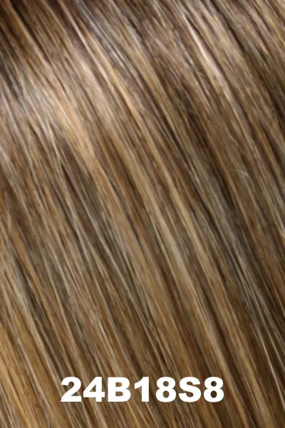 Jon Renau Toppers - EasiPart XL French 18" (#754) - Remy Human Hair