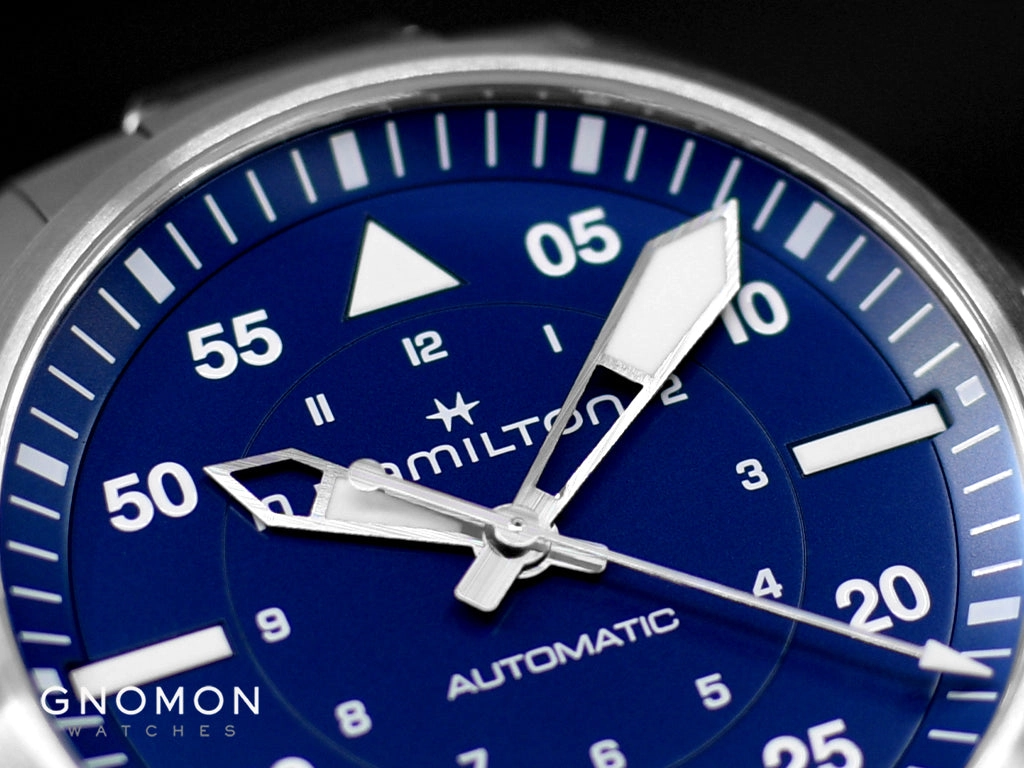 Khaki Aviation Pilot Auto 39mm Blue Ref. H76305140