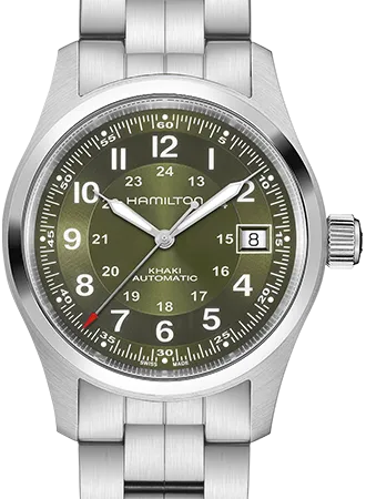 Khaki Field Automatic 38 Green - Bracelet Ref. H70455160