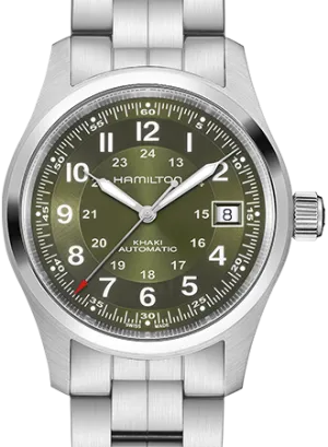 Khaki Field Automatic 38 Green - Bracelet Ref. H70455160