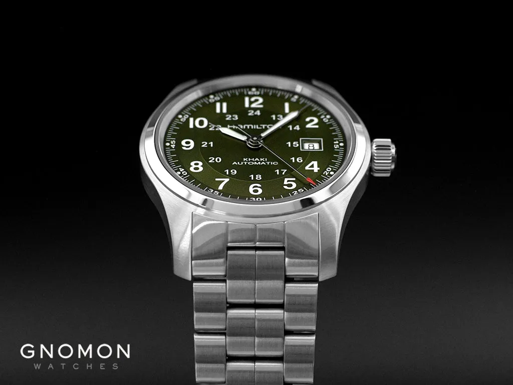 Khaki Field Automatic 38 Green - Bracelet Ref. H70455160