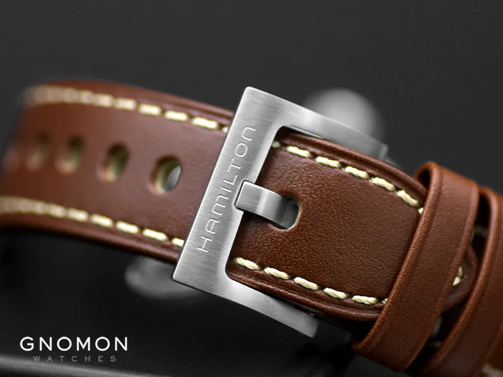 Khaki Field Automatic 38 Green - Leather Ref. H70455560