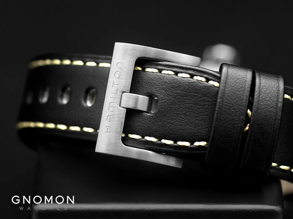 Khaki Field Automatic Black 38 - Black Leather Ref. H70455733