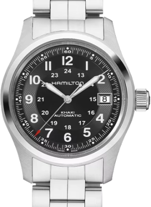 Khaki Field Automatic Black 38 - Bracelet Ref. H70455133