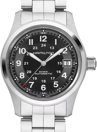 Khaki Field Automatic Black 38 - Bracelet Ref. H70455133