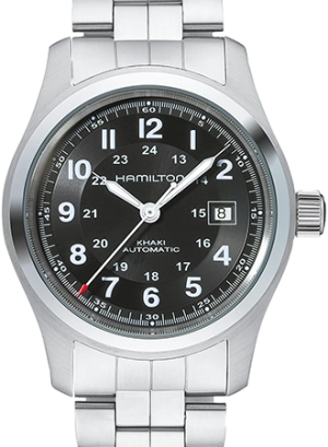 Khaki Field Automatic Black 42 - Bracelet Ref. H70515137