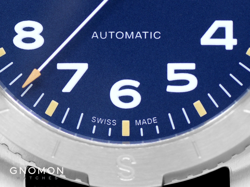 Khaki Field Expedition Auto 41 Blue - Leather Ref. H70315540