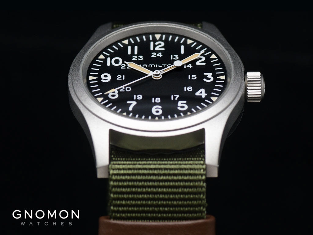 Khaki Field Mechanical Handwinding Black 38 Ref. H69439931