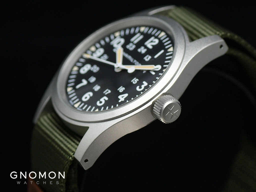 Khaki Field Mechanical Handwinding Black 38 Ref. H69439931