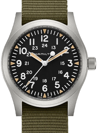 Khaki Field Mechanical Handwinding Black 42 Ref. H69529933