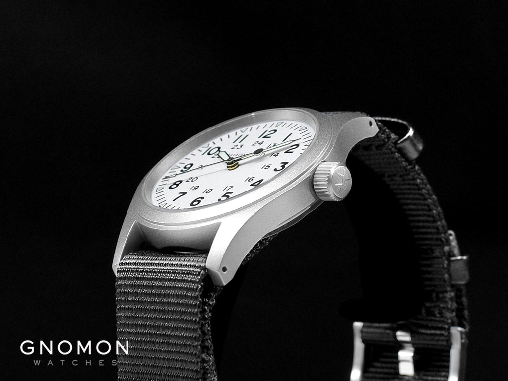 Khaki Field Mechanical Handwinding White 38 - Black Nylon Strap Ref. H69439910