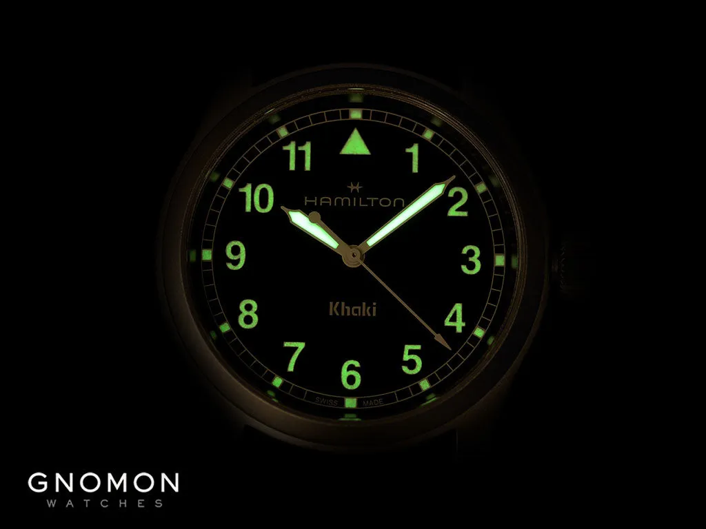 Khaki Field Quartz 38mm Black Ref. H69401430