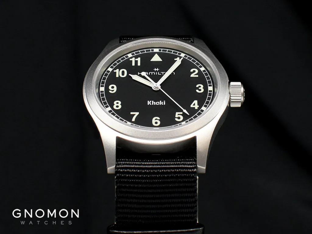 Khaki Field Quartz 38mm Black Ref. H69401430