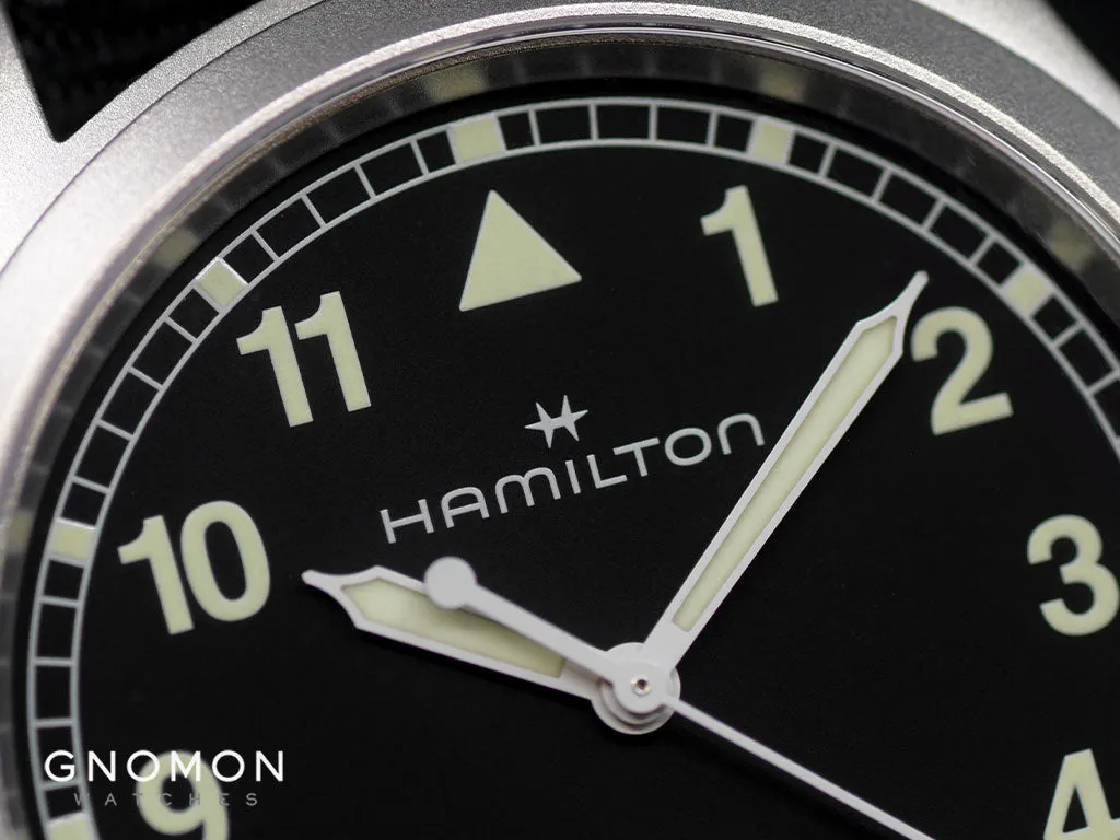Khaki Field Quartz 38mm Black Ref. H69401430