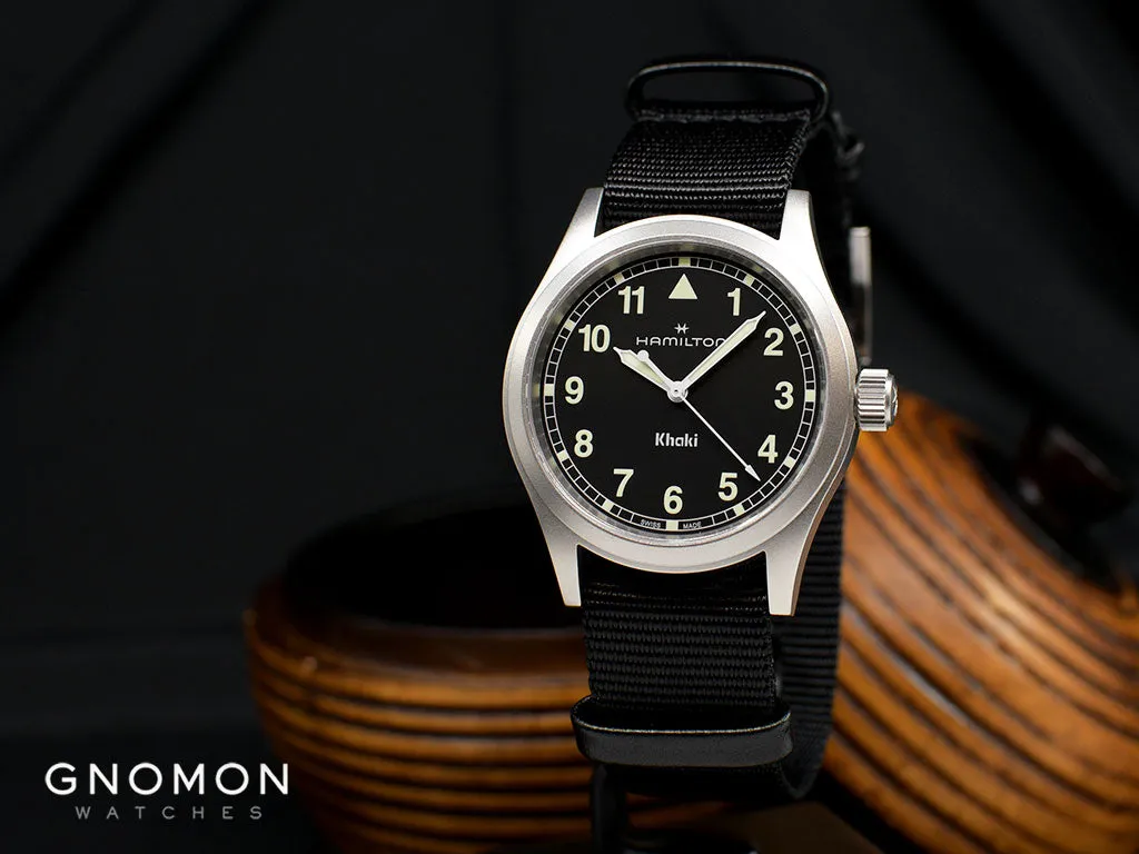 Khaki Field Quartz 38mm Black Ref. H69401430