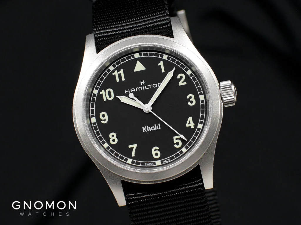 Khaki Field Quartz 38mm Black Ref. H69401430